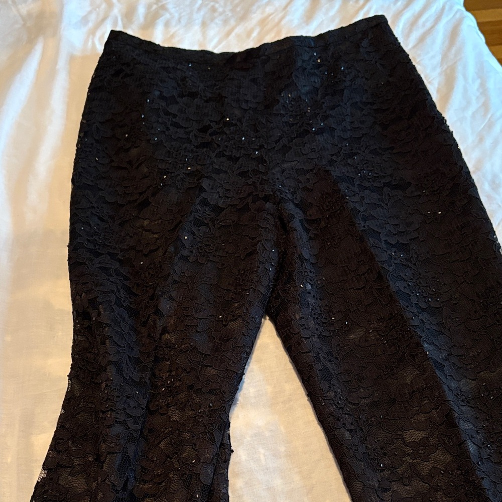 Casual Corner Midnight Lace Trousers